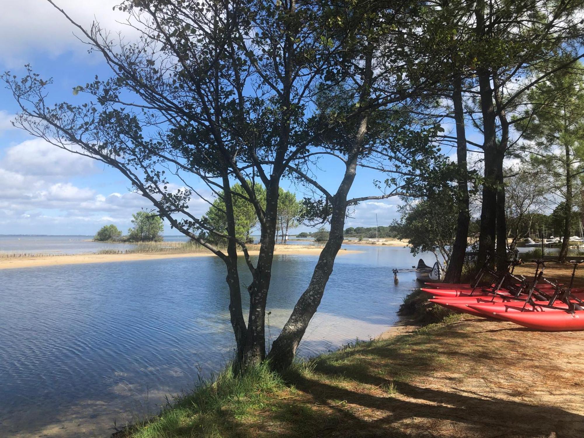 Hotel Cote Et Lac Biscarrosse Exteriör bild