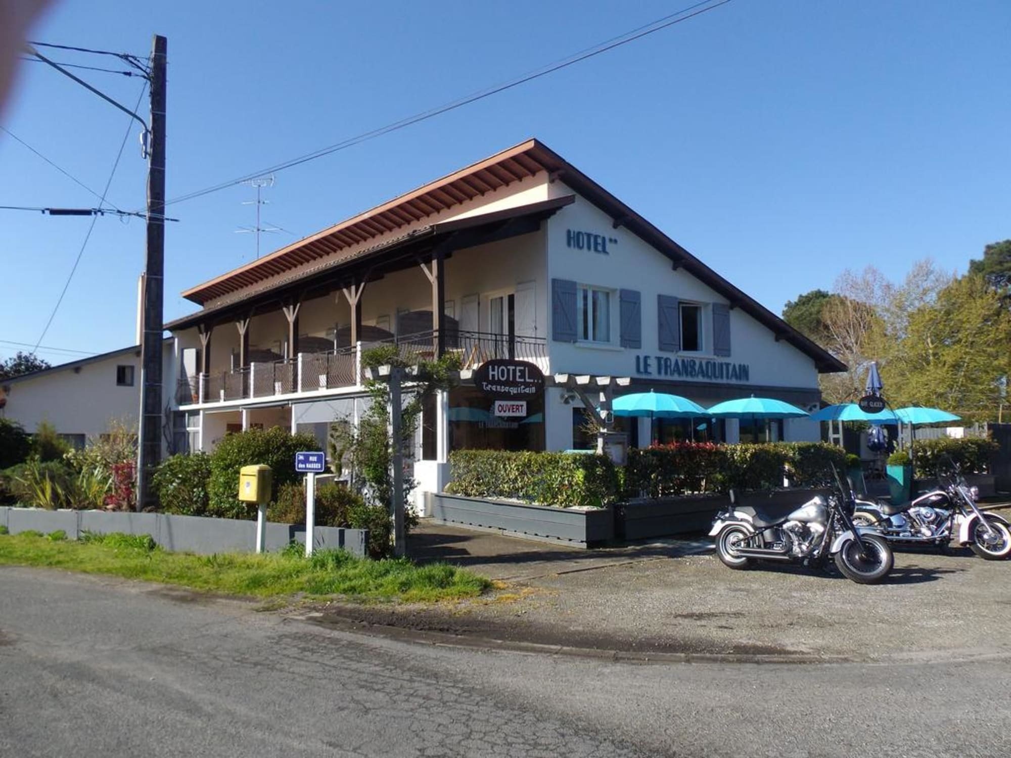 Hotel Cote Et Lac Biscarrosse Exteriör bild